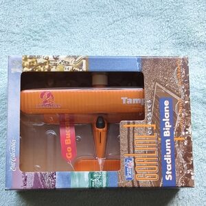 1996 Ertl Collectibles NFL Tampa Bay Buccaneers Die Cast Biplane Bank Vintage